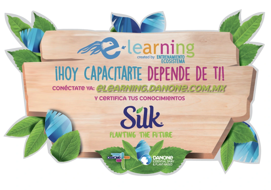 Danone: campaña de capacitación E-learning Silk