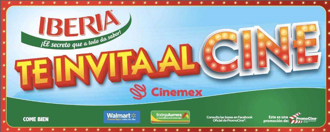 Iberia te invita al cine: promoción Cinemex