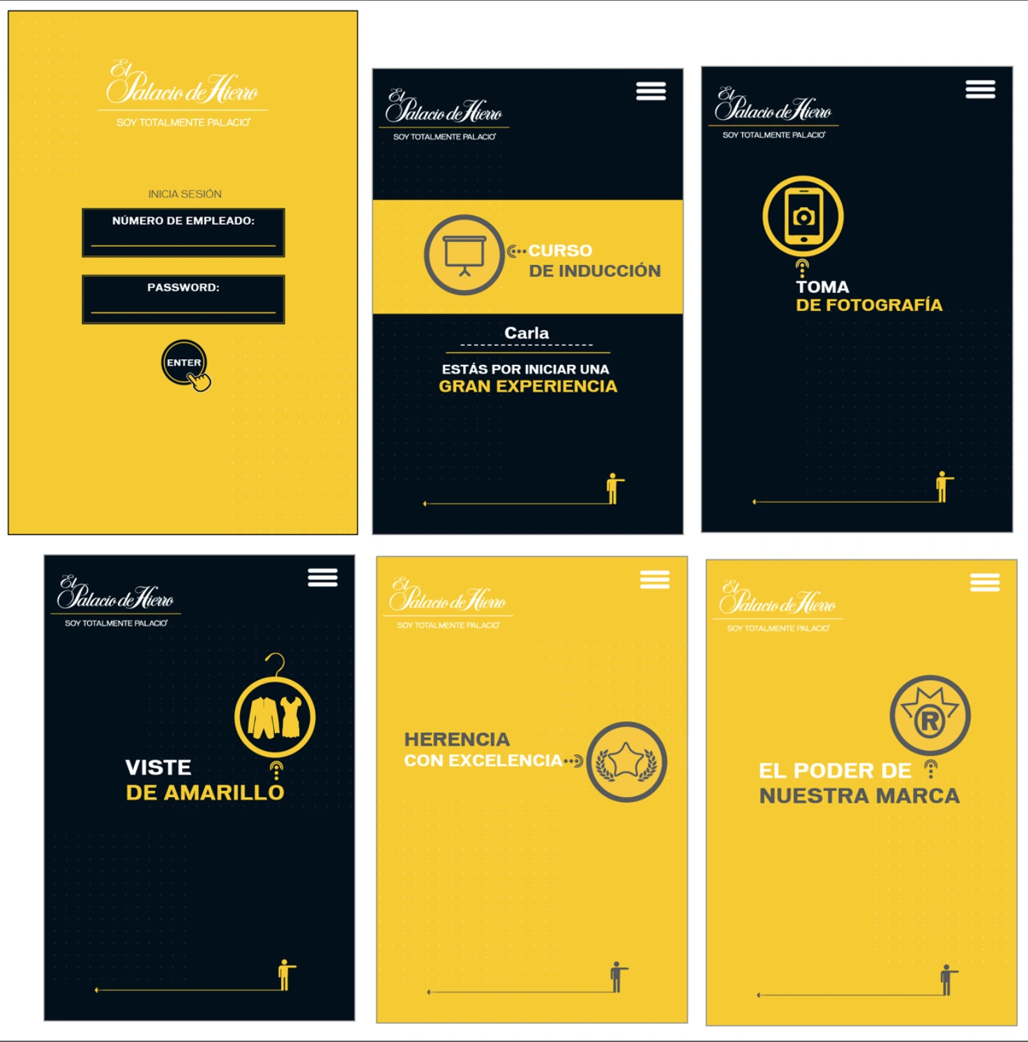 El Palacio de Hierro: interfaces de inducción y capacitación